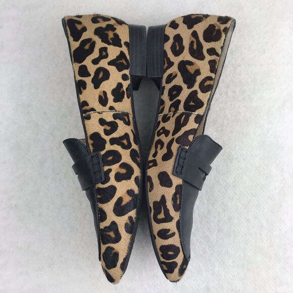 COLE HAAN Go To Grand 360 Women's Leopard Print Leather Slip-On Loafers Size 8B - Picture 5 of 13